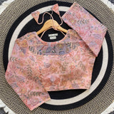 Peach Samaira Blouse
