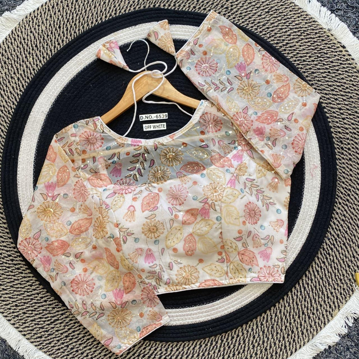 WhitePink Samaira Blouse