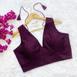 Wine Nidhi Blouse