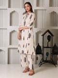 Kanika Co-ord Set Effortless chic and comfortable, this off-white printed
