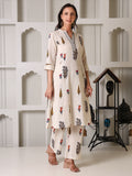 Kanika Co-ord Set Effortless chic and comfortable, this off-white printed