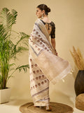 Whitebrown Aadrika Saree