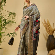 Black Adhira Saree