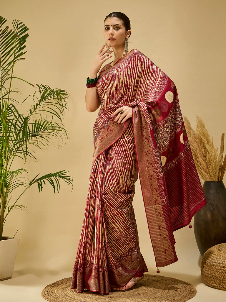Red Adhira Saree