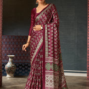 Maroon Hema Saree