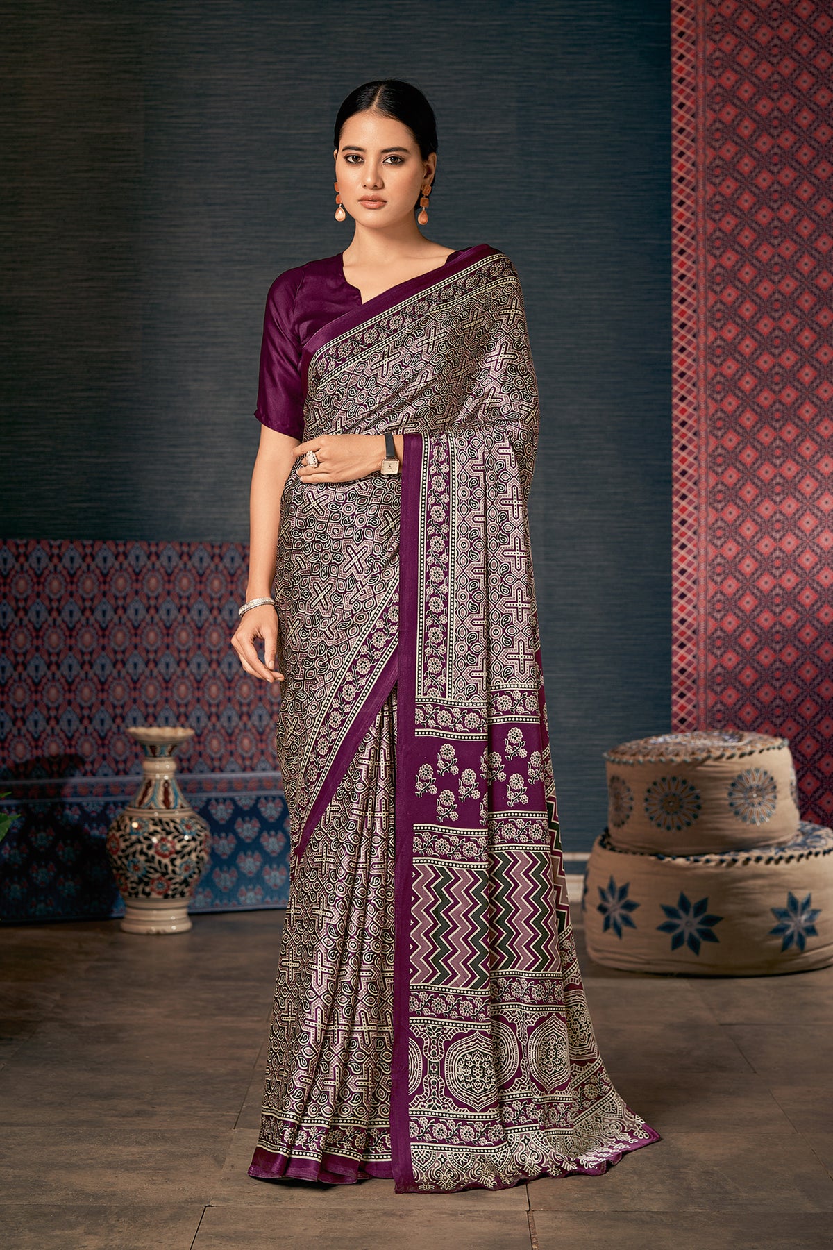 Wine Hema Saree