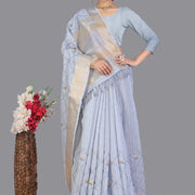 Grey Akshara Saree