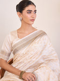 White Amoli Saree