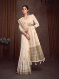 White Bhavya Saree