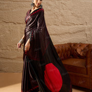 BlackRed Jaya Saree