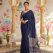 Blue Jivika Saree