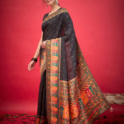 Black Mastani Saree
