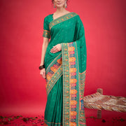 Green Mastani Saree