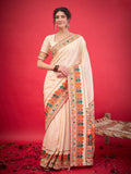 White Mastani Saree