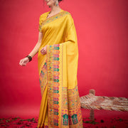Yellow Mastani Saree