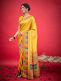 Yellow Mastani Saree