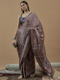 Purple Mohar Saree