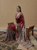 Red Mohar Saree