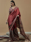 Red Mohar Saree