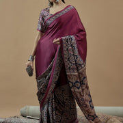 Wine Mohar Saree