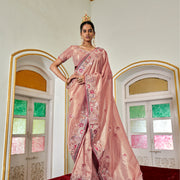 Peach Misha Saree