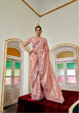 Peach Misha Saree