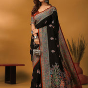 Black Anika Saree