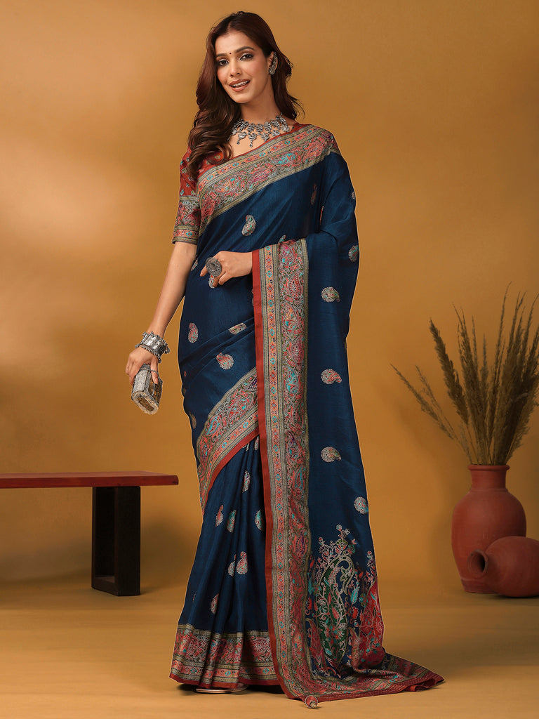Blue Anika Saree