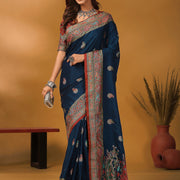 Blue Anika Saree