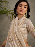 CreamBrown Pakhi Saree