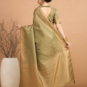 Green Mehak Saree