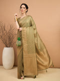 Green Mehak Saree