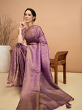 Purple Mehak Saree