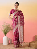 Maroon Vaati Saree