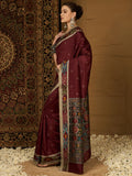 Maroon Vartika Saree
