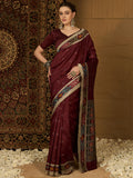 Maroon Vartika Saree