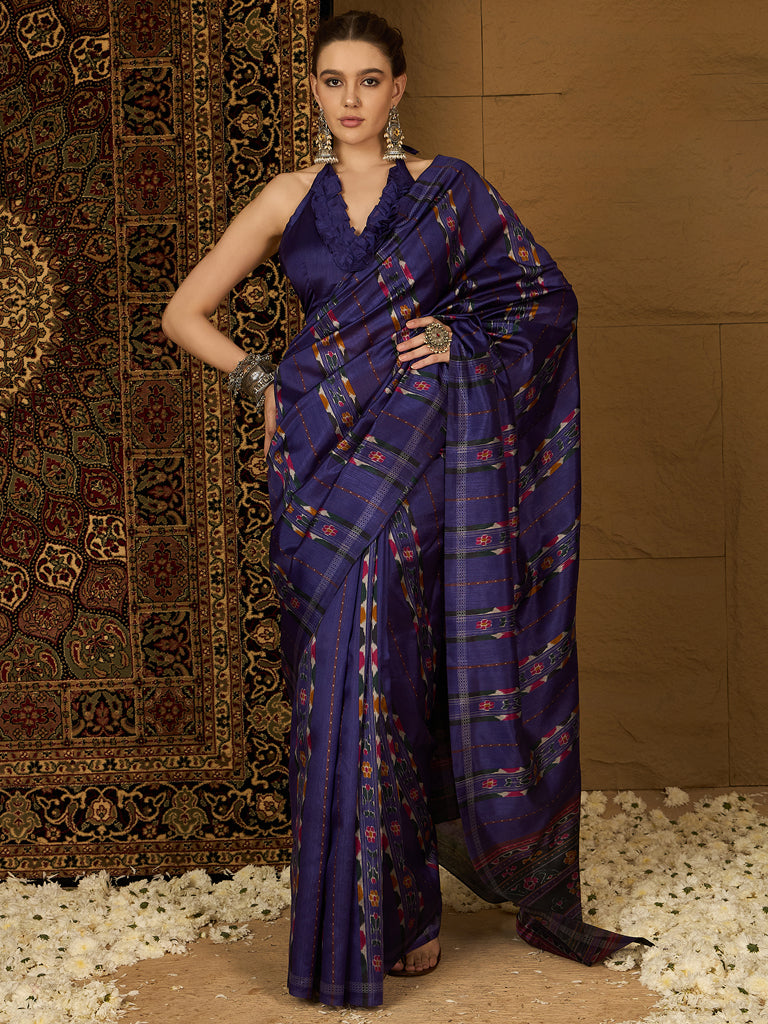 Purple Vartika Saree