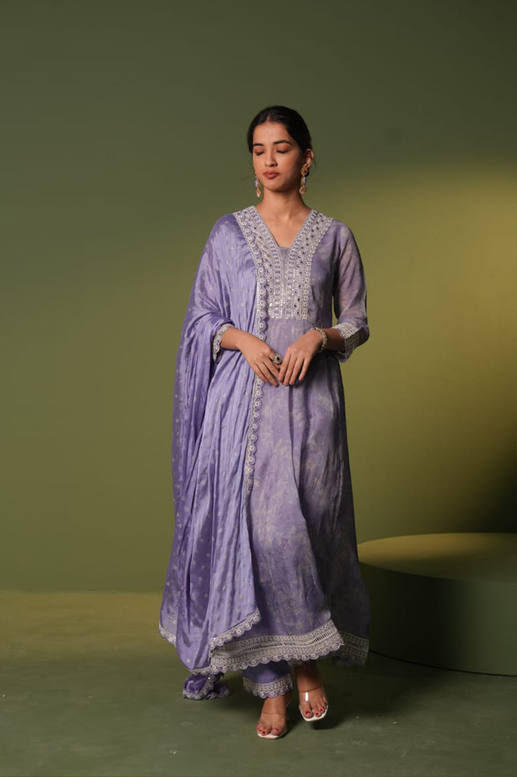 Purple Jugni Suit  Set (Set of 3)