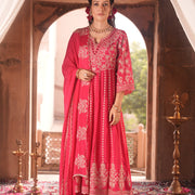 Pink Lakshmi Suit Set (Set of 3)