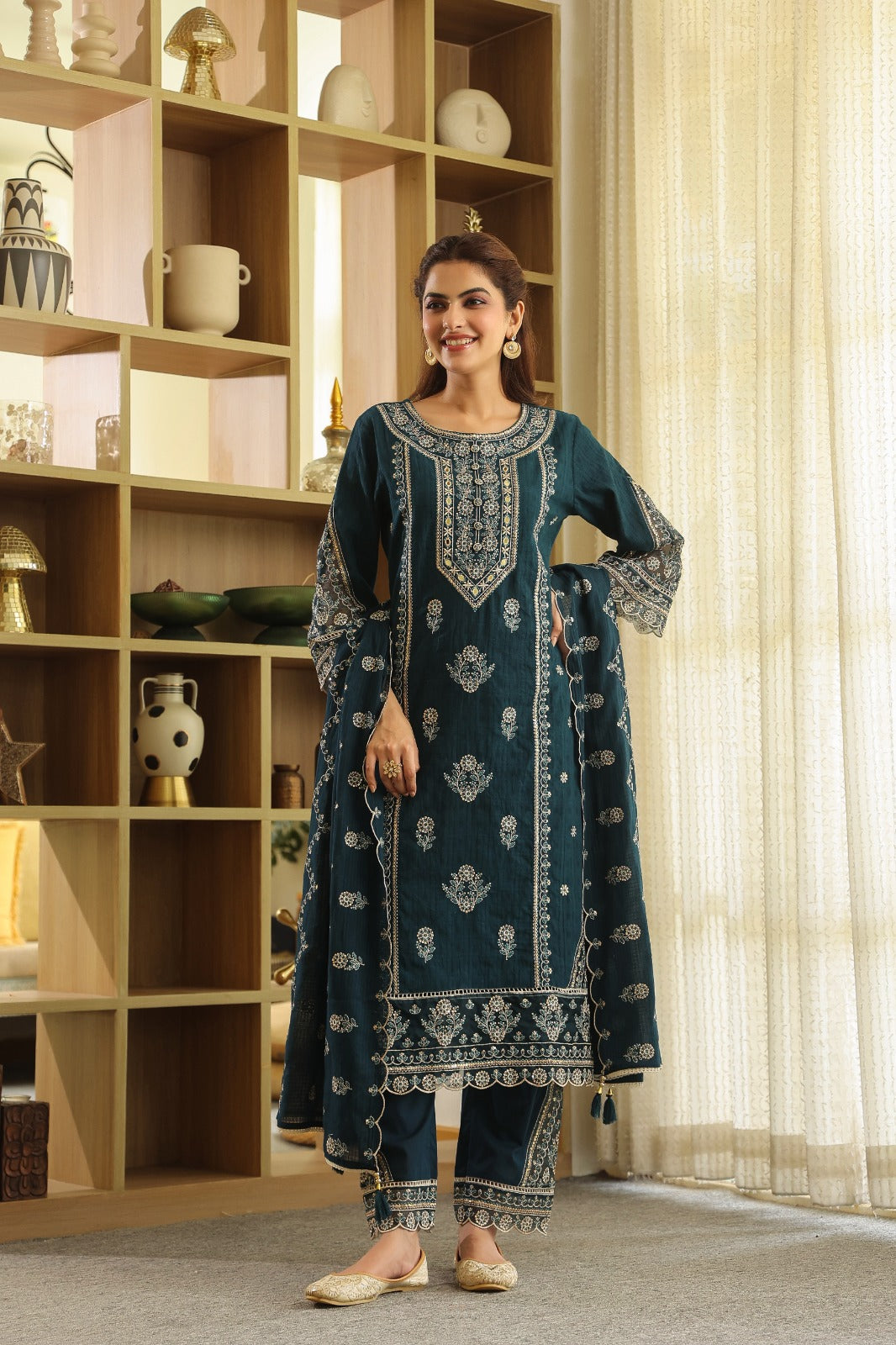 Blue Kesar Suit  Set (Set of 3)