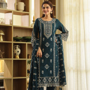 Blue Kesar Suit  Set (Set of 3)