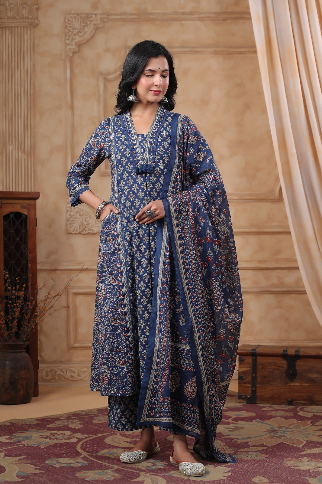 Blue Meher Suit  Set (Set of 3)