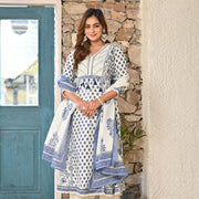 Blue Roohi Suit Set (Set of 3)