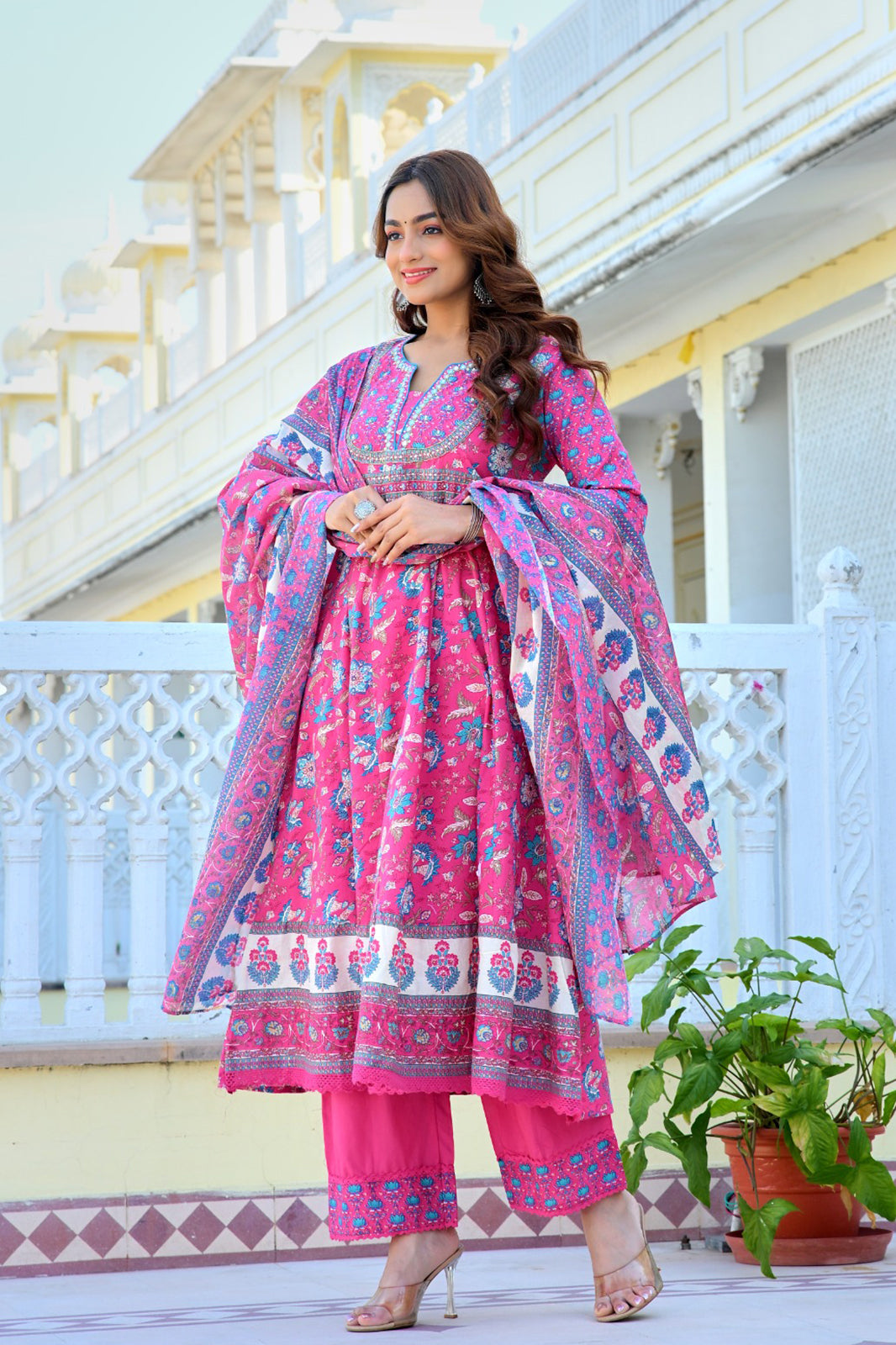 Pink Suhani Suit Set (Set of 3)