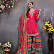 Pink Chandni Suit Set (Set of 3)