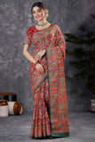 Red Avya Saree