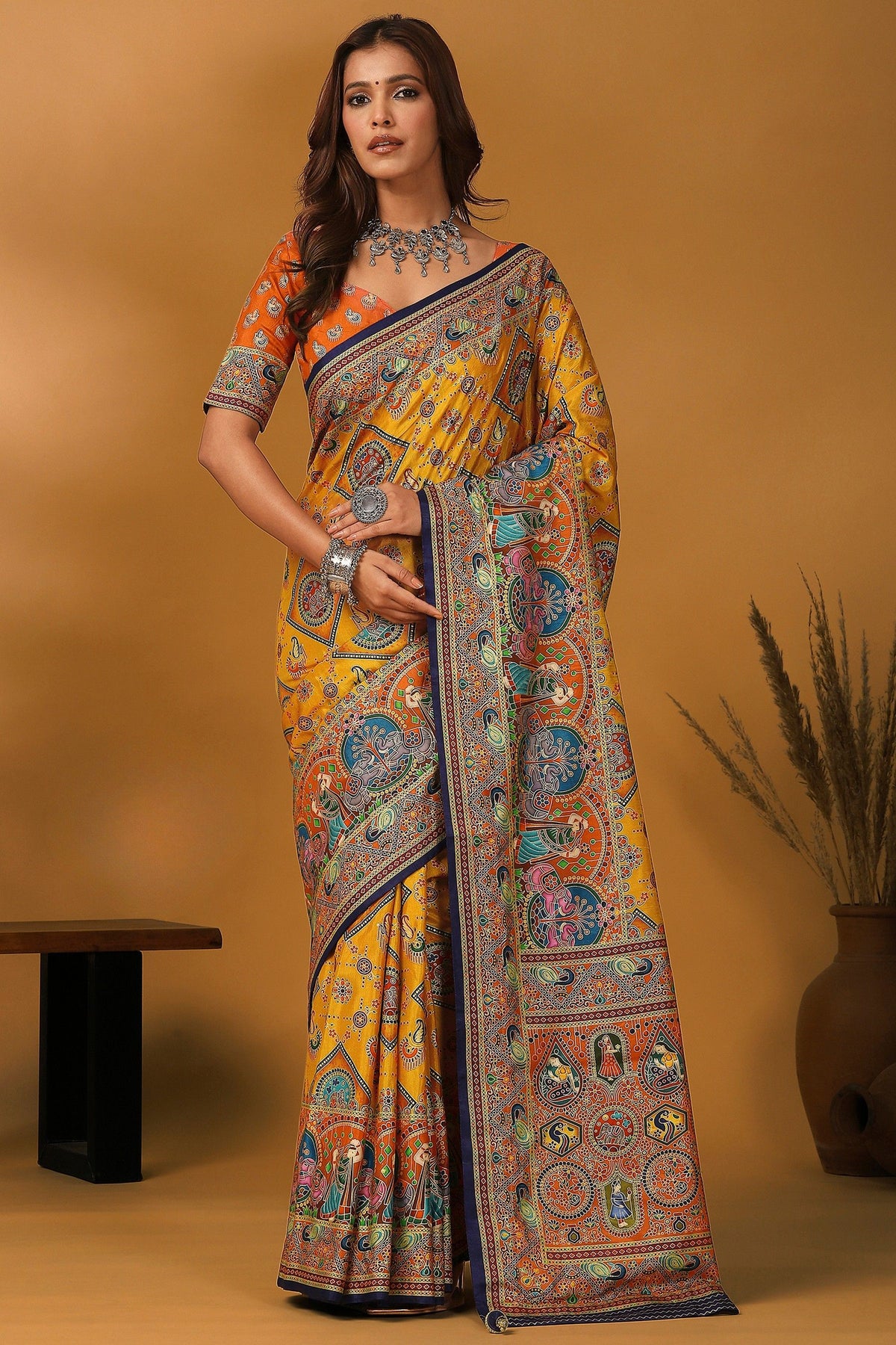 Yellow Amisha Saree