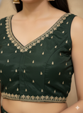 Green Reema Blouse