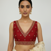 Red Radha Blouse