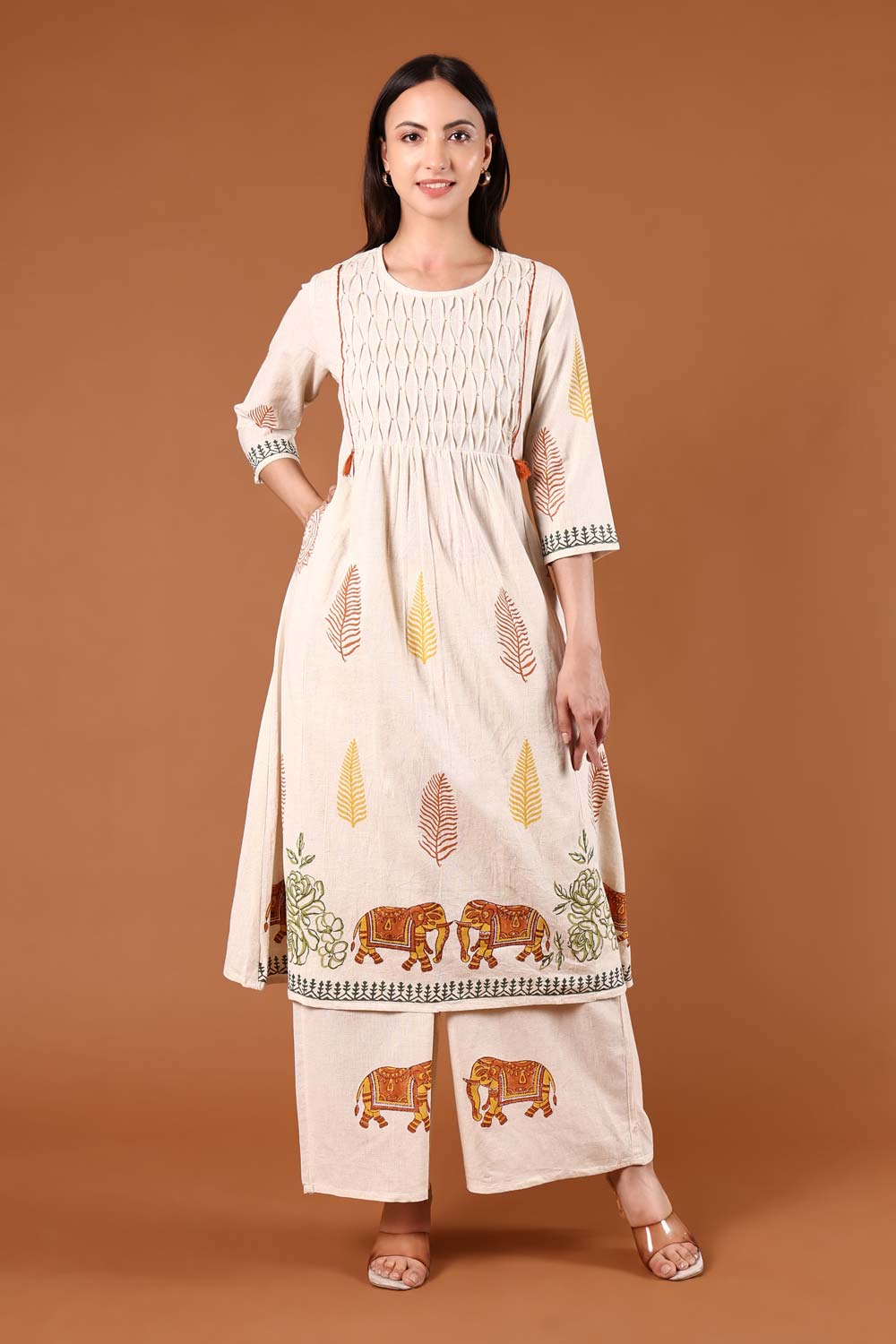 Orenge Kesariya Suit Pant